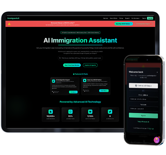 Projects Immigrantvli - AI Immigration Assistant