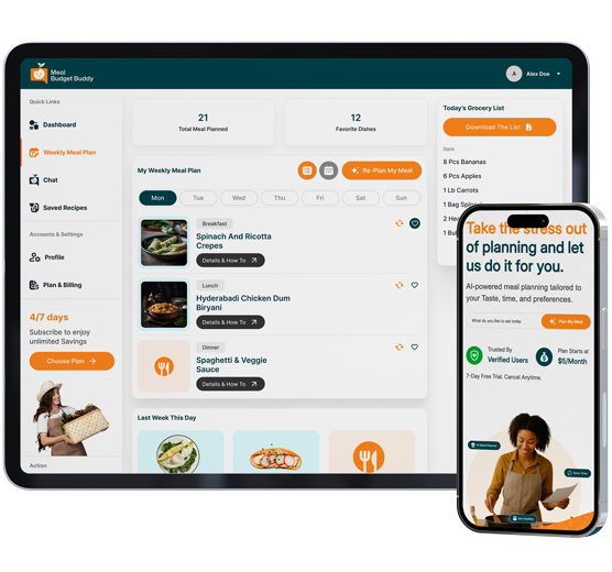 MealBudgetBuddy - AI Meal Planner